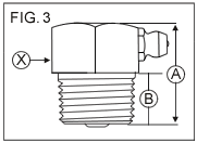 H-590-SS stainless steel grease fitting drawing