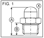 ball type grease fitting drawing