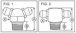 Double Headed Grease Fitting