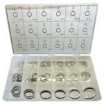 490pc External Stainless Steel Retaining Ring Kit. Made in The USA.