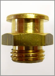 1/4"-19 BSPP Brass Button Head Grease Fitting