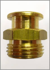 3/8"-19 BSPP Brass Button Head Grease Fitting