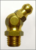 5/16"-24 UNF 45 Degree Brass Grease Fitting / Zerk Fitting