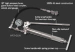 High Pressure Grease Gun- Made in USA Lifetime Warranty