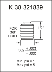 K-38-321839 pressure relief grease fitting drawing