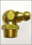 10MM X 1MM 90 Degree Brass Grease Fitting / Zerk Fitting