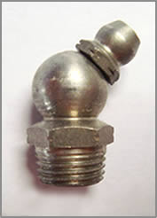 M10-45-SS-AM stainless steel grease fitting