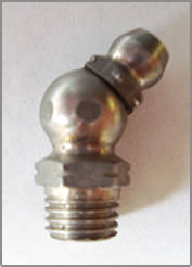 M8-45-SS-AM stainless steel grease fitting