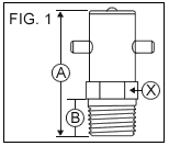 3/8" NPT Pin Type Grease Fittings
