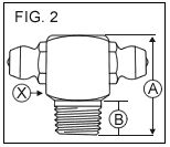 Double Headed Grease Fitting
