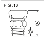 Air Vent Grease Fittings CAD Drawing