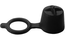 GFCA-4-BLK Black Grease Fitting Cap Image