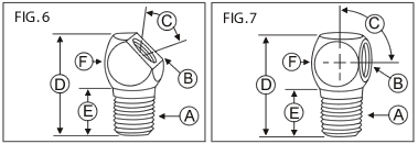 SAE-51943 Grease Fitting Elbows