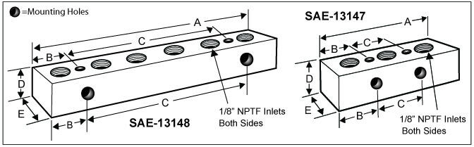 Grease Fitting Junction Block