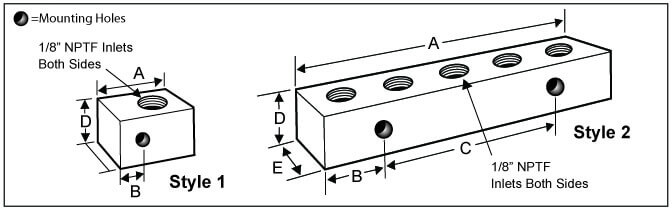 Grease Fitting Junction Block