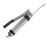 Clear Lever Action Grease Gun - Black Barrel Ends