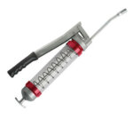 Clear Lever Action Grease Gun - Red Barrel Ends