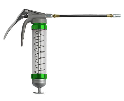 Clear Pistol Grip Grease Gun - Green - Image 3
