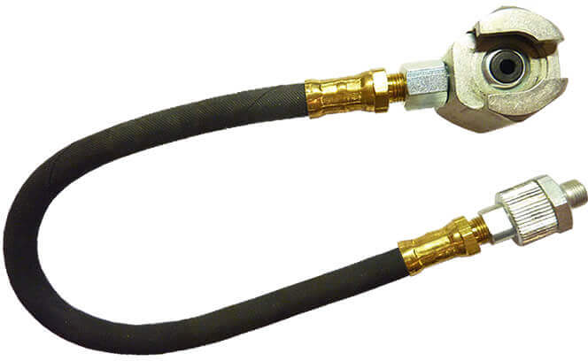 18" Hose w/ Swivel & Giant Button Head Coupler