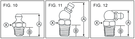 Leakproof Grease Fittings CAD Drawing