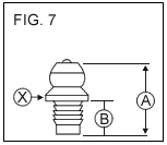 Metric Drive Type Grease Fitting Diagram