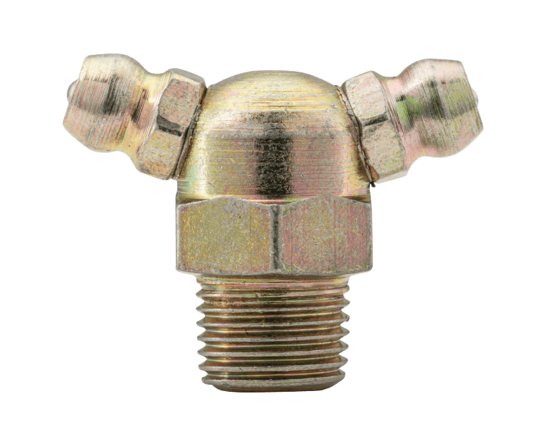 H-270-DH 70 degree double head zerk