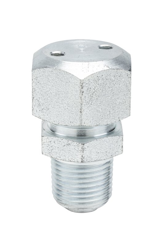 1/2" NPT vent cap fitting, side view