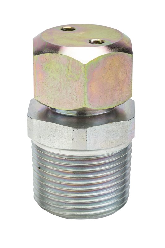 1" NPT vent cap fitting, side view