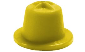 GFCA-3-Y Yellow Grease Fitting Cap Image